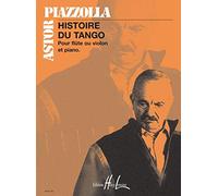 `Piazzolla, Astor` Histoire Du Tango Flute & Piano Book NUOVO