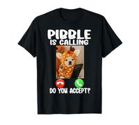 Pibble Is Calling Baby Pitbull Cute Puppie Christmas Costume Maglietta