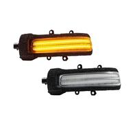 PIBMKVKHIK Indicatore specchietto retrovisore Per Passo Sette M502E,M512E 2008.12-2012.03 Per Boon Luminas M500 Luci Dinamiche Specchietti Laterali Indicatori Direzione(Silver)