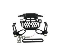 PIBMKVKHIK Supporti per targhe moto Eliminatore Parafango Con Staffa Porta Targa Pieghevole Universale Per Moto