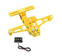 PIBMKVKHIK Supporti per targhe moto Per HONDA ADV350 2021 2022 Accessori Per Staffa Porta Targa Posteriore Regolabile Per Moto(Gold)