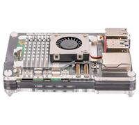 Pibow Coupe 5 Custodia per Raspberry Pi 5, Ninja Nero - PIM677