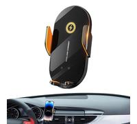 Pibumuse Supporto per cellulare per - Clip di ricarica wireless girevole a 360 gradi, con ricarica senza fili, supporto per auto, per carrello da golf, camion, uomini, donne, conducente, veicolo e