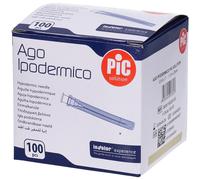 Ago Ipodermico G19 1x40mm PIC 100 Pezzi