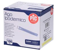 PIC Ago Ipodermico Monouso Gauge 20 1 1/2 - 100 Pezzi 100 pz Ago per i