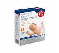 Pic Benda a rete - Kit medicazione ombelicale per il neonato, 3 bende e 3 compresse
