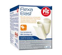 PIC Benda Elastica Pic Bianca cm5x4,5m Fustella 5 pz Bendaggio/i