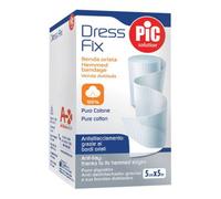 BENDA IN GARZA IDROFILA ORLATA PIC DRESSFIX 5X500CM FUSTELLA