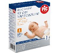 Benda rete kit ombelicale con compresse in tessuto - PIC