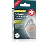 Pic Solution cerotti callifughi ritagliabili con acido salicilico confezione da 2 pezzi 6 x 4 cm