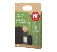 Pic Green - Cerotto Vellutato e Traspirante Garza con Aloe Vera, 22 cerotti mix