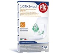 PIKDARE CEROTTO PIC SOFFIX MED IN TNT CON TAMPONE CENTRALE ASSORBENTE STERILE MONOUSO 15X8 CM ANTIBATTERICO 5 PEZZI