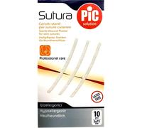 Pic Cerotti Sutura 3x75mm 10 Pezzi