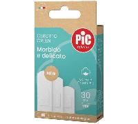Pic Solution Cerotto Green Cotone Bio, Confezione Mix da 30 Pezzi, Dimensioni 6x2mm 10 Pezzi, 7x2mm 10 Pezzi, 4x2mm 10 Pezzi