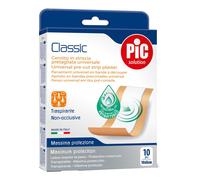 Pic Classic Cerotto Traspirante In Striscia 10X8 cm 10 Pezzi