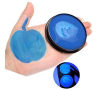 Pic di Pittura per Trucco a Base D'acqua a Base D'acqua di Vernice Fluorescente Facile Pulire la Sicurezza e Ipoallergenico (BLUE)