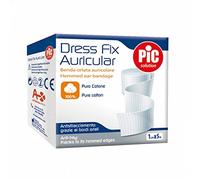 BENDA ORLATA GARZATA IN COTONE 100% AURICOLARE PIC CON TRAMA MOLTO FITTA MORBIDA E IDROFILA IN ASTUCCIO MISURA 500X1CM DRESSFIX