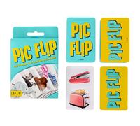 Pic Flip Playing Card Game for 2-6 Players