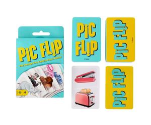 Pic Flip Playing Card Game for 2-6 Players