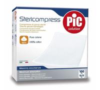 PIC Garza Compressa Idrofila Pic 10x10cm 4 Strati Fustella 4x50 pz Com