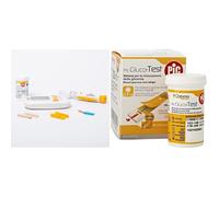 Pic Glucotest Kit Kit completo per la misurazione glicemica & GlucoTest Strisce