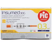 pic insumed Pic Siringa Insulina 0.3ml Ago30 G8 30 Pezzi Totali