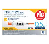 SIRINGA PER INSULINA PIC INSUMED 0,5 ML 100 UI 10 PEZZI