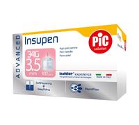 Pikdare AGO PENNA INSULINA PIC INSUPEN ADVANCED GAUGE 34X3,5 MM 100PEZZI