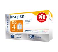 AGO PENNA INSULINA PIC INSUPEN ADVANCE GAUGE 33X4 MM 100 PEZZI
