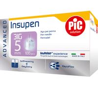 AGO PENNA INSULINA PIC INSUPEN ADVANCED GAUGE 31 5 MM 100 PEZZI