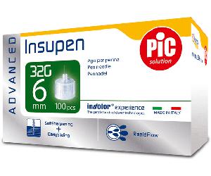 PIC Insupen Aghi Pungidito 32G 6mm 100 Pezzi