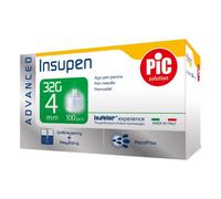 AGO PENNA INSULINA PIC INSUPEN ADVANCED GAUGE 32X4 MM 100 PEZZI