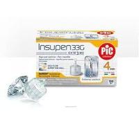 Pic Insupen Advanced Aghi Penna Per Insulina 33G 4mm 100 Pezzi