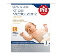 Pic Kit Medicazione Ombelicale Benda a Rete Confezione da 3 pezzi
