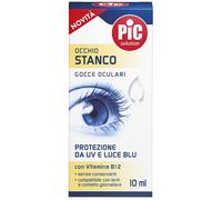 Pic Occhio Stanco gocce oculari soluzione oftalmica per la protezione da UV e luce blu, 10 ml