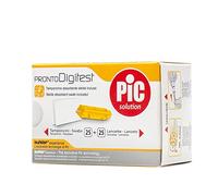 Pic Pronto Digitest Lancette G33 25 Lancette + Tamponi