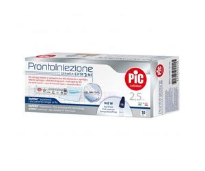 Pic Pronto Iniezione Ago 23G 2,5 ml 10 Pezzi