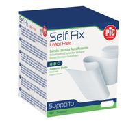 Pic Selffix - Benda elastica autofissante senza lattice per medicazioni, 1 pezzo da 4 m x 4 cm