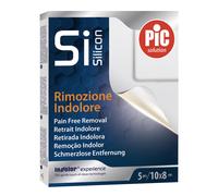 Pic SI Silicon - Cerotto in TNT Ultra-delicato 10cm x 8cm, 5 Cerotti