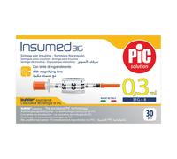 PIC INSUMED SIRINGHE STERILI DA 0,3ML GAUGE 31X8MM 30PEZZI