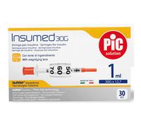 PiC Solution Insumed 30G x 12,7mm 30 Siringhe da insulina 1 ml