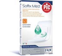 Pic Solution Cerotto Soffix Med in TNT 10x12 cm Antibatterico Sterile 5 pezzi