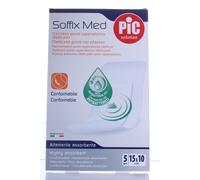 CEROTTO PIC SOFFIX MED IN TNT CON TAMPONE CENTRALE ASSORBENTE STERILE MONOUSO 10X15 CM ANTIBATTERICO 5 PEZZI