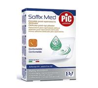 CEROTTO PIC SOFFIX MED IN TNT CON TAMPONE CENTRALE ASSORBENTE STERILE MONOUSO 5X7 CM ANTIBATTERICO 5 PEZZI