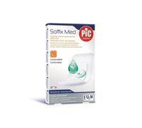 PIKDARE CEROTTO PIC SOFFIX MED IN TNT CON TAMPONE CENTRALE ASSORBENTE STERILE MONOUSO 10X12 CM ANTIBATTERICO 5 PEZZI