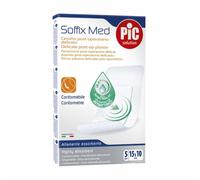 CEROTTO PIC SOFFIX MED IN TNT CON TAMPONE CENTRALE ASSORBENTE STERILE MONOUSO 10X15 CM ANTIBATTERICO 5 PEZZI