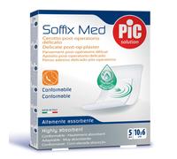 Pic Soffix Med Cerotto Post-Opertorio Delicato 10 X 6 cm 5 Pezzi