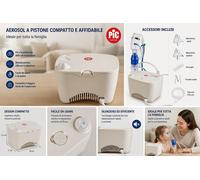 PIC Solution Air Cube 971248556 Aerosol a Pistone Bianco Inalatore