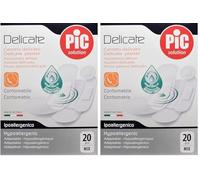 Pic Solution Cerotto Antibatterico Delicate Mix 20P (Confezione da 2)
