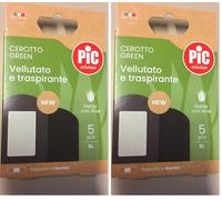 Pic Solution Cerotto Green Post Operatorio Bambù e Aloe, Confezione da 10 Pezzi XL Dimensioni 5x7.5mm, Sterile
